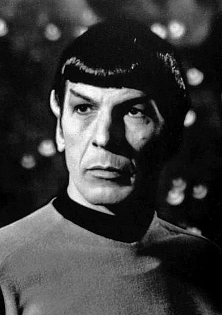 Input image of Spock to extract a training image from.