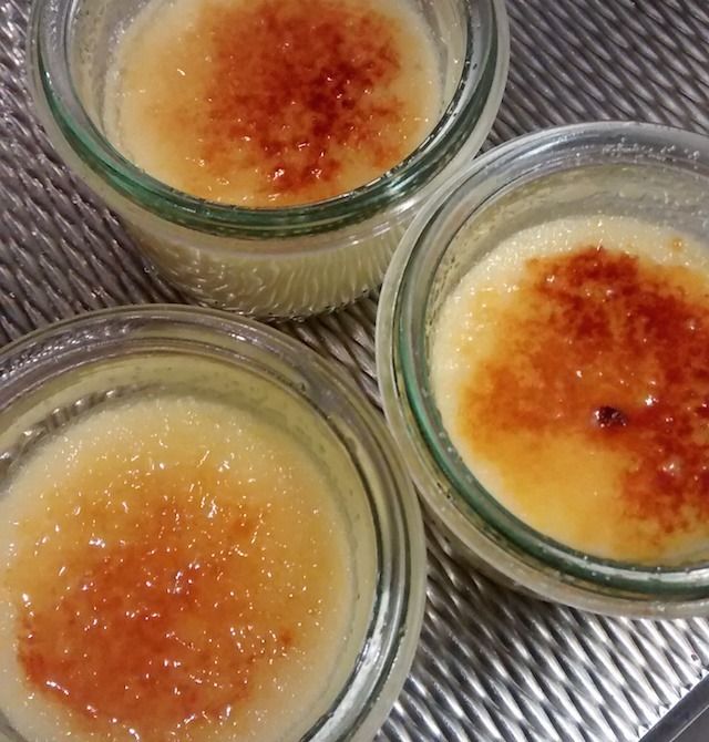 Sous vide crème brûlée