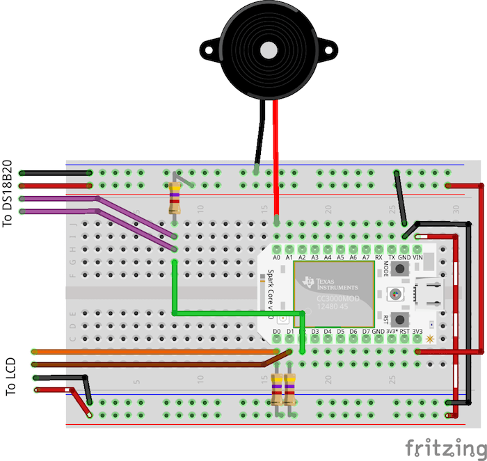 Final version of the circuit diagram.