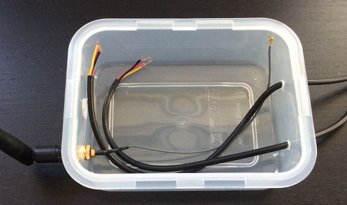 Enclosure bottom of the Sous Vide Monitor.