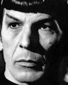 Extracted face of Spock.
